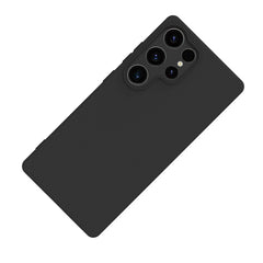 CROMO - Cover in morbido TPU con finitura soft touch colore nero compatibile con Samsung Galaxy S25 Ultra 5G/ Galaxy S25 Ultra 5G Enterprise Edition