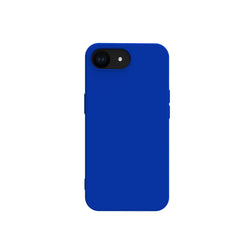 CROMO - Cover in morbido TPU con finitura soft touch colore blu compatibile con Apple iPhone 16e/ iPhone 17e