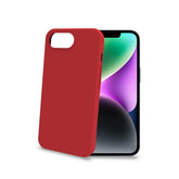 CROMO - Cover in morbido TPU con finitura soft touch colore rosso compatibile con Apple iPhone 16e/ iPhone 17e