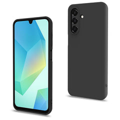 CROMO - Cover in morbido TPU con finitura soft touch colore nero compatibile con Samsung Galaxy A17 5G/ A17 5G Enterprise Edition/ A17 4G