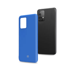 CROMO - Cover in morbido TPU con finitura soft touch colore blu compatibile con Samsung Galaxy A52/ A52 5G/ A52s 5G/ A52 5G Enterprise Edition