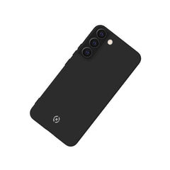 CROMO - Cover in morbido TPU con finitura soft touch colore nero compatibile con Samsung Galaxy S21 FE 5G