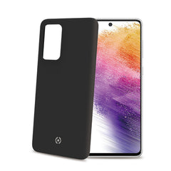 CROMO - Cover in morbido TPU con finitura soft touch colore nero compatibile con Samsung Galaxy A73 5G