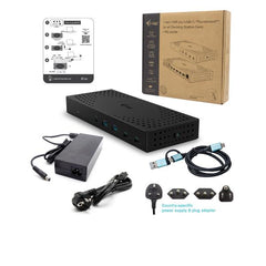 Docking Universale USB3.0/USB-C/ TB - Triplo Monitor 4K (3 Monitor: 2xDP, 3xHDMI) + PD 100W con Alimentatore