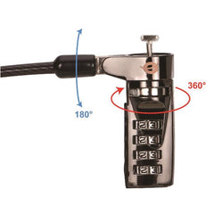 LUCCHETTO PER NOTEBOOK A COMBINAZIONE, slot per lucchetto nano, 1,8 m