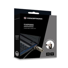 LUCCHETTO PER NOTEBOOK A COMBINAZIONE, slot di blocco standard, 1,8 m