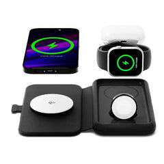 Caricabatterie wireless 3 in 1 MagTravel Qi2.0