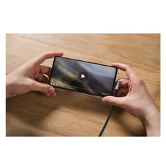 Cavo Corazzato ad angolo retto da Usb-C a Usb-A 2.0 1m nero