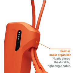 Cygnett Battery bank Thumboost 5K Powerbank con cavo integrato (ORANGE)