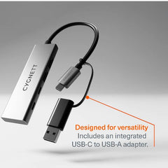 Unite 4in1 USB-C to USB-A Hub