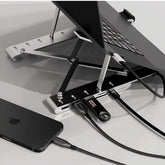 Hub 7 in 1 con supporto pieghevole per laptop PD 100W