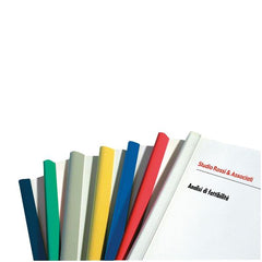 DORSINI RILEGAFOGLI PER RILEGATURA SENZA MACCHINA.COLORE BLU. DIAMETRO 3MM - 15 FOGLI