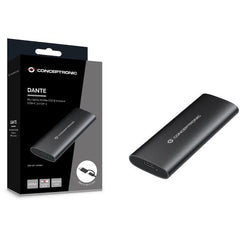 BOX per Disco Fisso M.2 SATA/NVME SSD, USB-C 3.2 Gen.2 (10Gbps), Dual Protocol