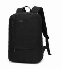 DAYPACK - Zaino per laptop fino a 15.6", due comodo tasche interne, chiusura a zip, fascia per trolley, imbottitura interna, schienale imbottito