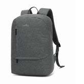 DAYPACK - Zaino per laptop fino a 15.6", due comodo tasche interne, chiusura a zip, fascia per trolley, imbottitura interna, schienale imbottito