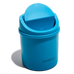 MUITOMAS - Cestino da scrivania blu ottanio