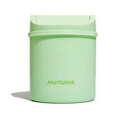 MUITOMAS - Cestino da scrivania verde salvia