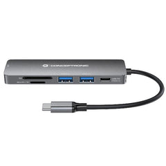 DOCKING STATION 6-IN-1 USB 3.2 GEN 1 -- HDTV, 100W USB PD, USB 3.0, USB 2.0, SD, TF/MicroSD