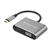 DOCKING STATION 4-in-1 USB 3.2 Gen 1, HDMI, VGA, USB-A 3.0, 100W USB PD