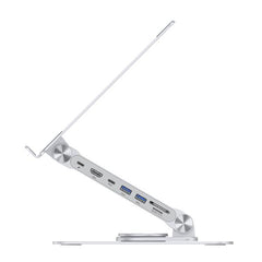 SUPPORTO PER NOTEBOOK con docking station 7 in 1
