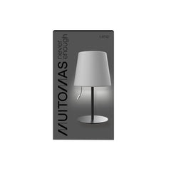 MUITOMAS - Lampada da tavolo nero
