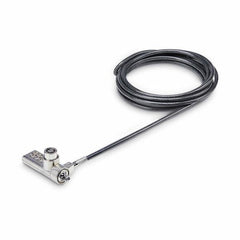 Cavo di Sicurezza per Notebook a duplice accesso da 2m, con chiave identica e a combinazione per dispositivi K-Slot, cavo d'acciaio antifurto per laptop