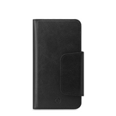 DUOMO - Custodia a libro con chiusura magnetica, slot porta carte colore nero compatibile con gli smartphone fino a 5.8" dimensione display