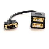 Video splitter DVI a 2 x VGA da 30 cm