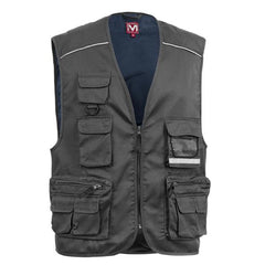 GILET POWER GRIGIO - L