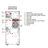 MISSION 10000 VA 9000 W ON LINE CON DISPLAY LCD