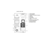 MISSION 3000 VA 2700 W ON LINE CON DISPLAY LCD