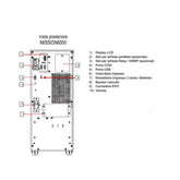 MISSION 6000 VA 5400 W ON LINE CON DISPLAY LCD CON 20 BATT. DA 9AH