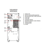 MISSION 6000 VA 5400 W ON LINE CON DISPLAY LCD