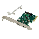 SCEHDA PCI EXPRESS 2 PORTE USB 3.2 Gen 2 Type-C