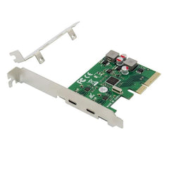 SCHEDA PCI EXPRESS 2 PORTE USB 3.2 Gen 2 Type-C, autoalimentata