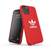 ADIDAS ORIGINALS - Cover ADICOLOR in TPU flessibile e bordi rialzati colore rosso compatibile con Apple iPhone 11 Pro