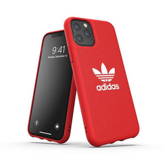 ADIDAS ORIGINALS - Cover ADICOLOR in TPU flessibile e bordi rialzati colore rosso compatibile con Apple iPhone 11 Pro