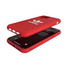 ADIDAS ORIGINALS - Cover ADICOLOR in TPU flessibile e bordi rialzati colore rosso compatibile con Apple iPhone 11 Pro