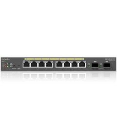 EWS2910FP-FIT - Switch 8-port GbE PoE.af/at(+) 130W, 2xSFP Desktop wall-mountable