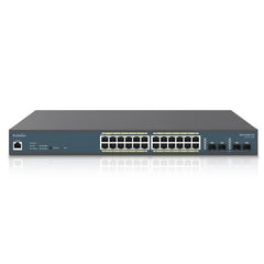 EWS7928P-FIT - Switch 24-port GbE PoE.af/at(+) 185W 4xSFP L2 19i