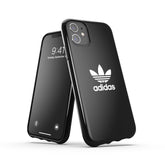 ADIDAS ORIGINALS - Cover in TPU flessibile con bordi rialzati colore nero compatibile con Apple iPhone 12 Pro Max