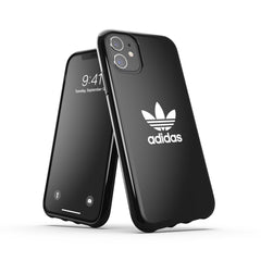 ADIDAS ORIGINALS - Cover in TPU flessibile con bordi rialzati colore nero compatibile con Apple iPhone 12 Pro Max