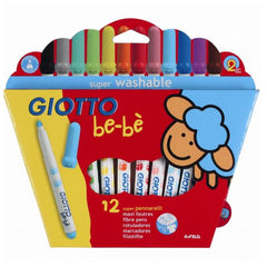 Super Pennarelli Giotto Bebè - Confezione da 12 Pezzi