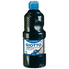 FLACONE 500ML TEMPERA ACRILICA NERO
