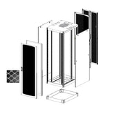 RACK 42U 800X1000X2057
