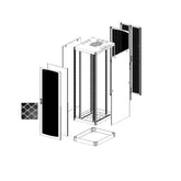 RACK 42U 800X1000X2279
