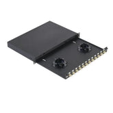 CASSETTO FO 1U CON 12 LCD MM NERO