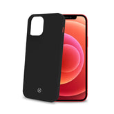 FEELING - Cover morbida in silicone liquido con finitura soft touch e bordi anti scivolo colore nero compatibile con Apple iPhone 12 Pro Max