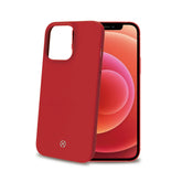 FEELING - Cover morbida in silicone liquido con finitura soft touch e bordi anti scivolo colore rosso compatibile con Apple iPhone 13 Pro Max