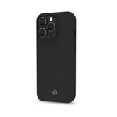 FEELING - Cover morbida in silicone liquido con finitura soft touch e bordi anti scivolo colore nero compatibile con Apple iPhone 14 Pro Max